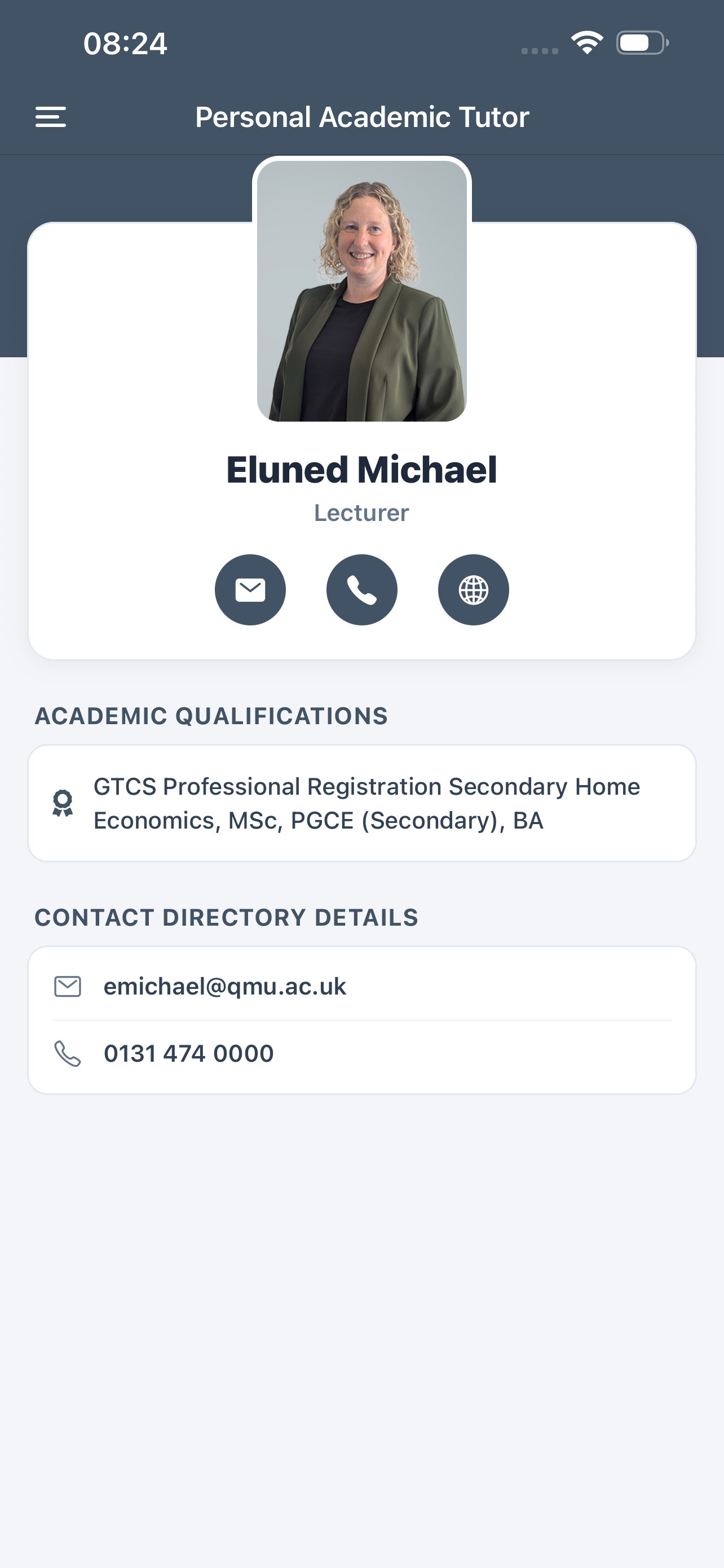 Personal Academic Tutor